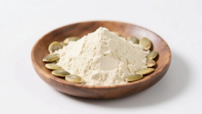 biologische pompoenpit proteïnepoeder
