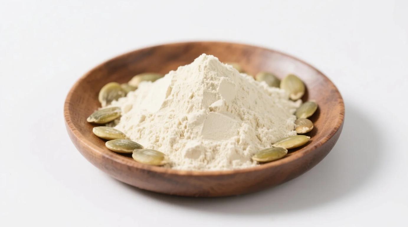 biologische pompoenpit proteïnepoeder