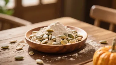 Duurzaam & zero-waste: eiwit uit koudgeperste pompoenzaden​