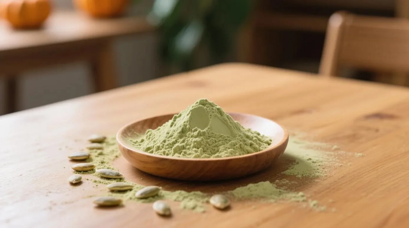 Wie moet pompoen-eiwitpoeder vermijden? (Spoiler: Het is niet voor iedereen) 1 organic pumpkin seed protein powder