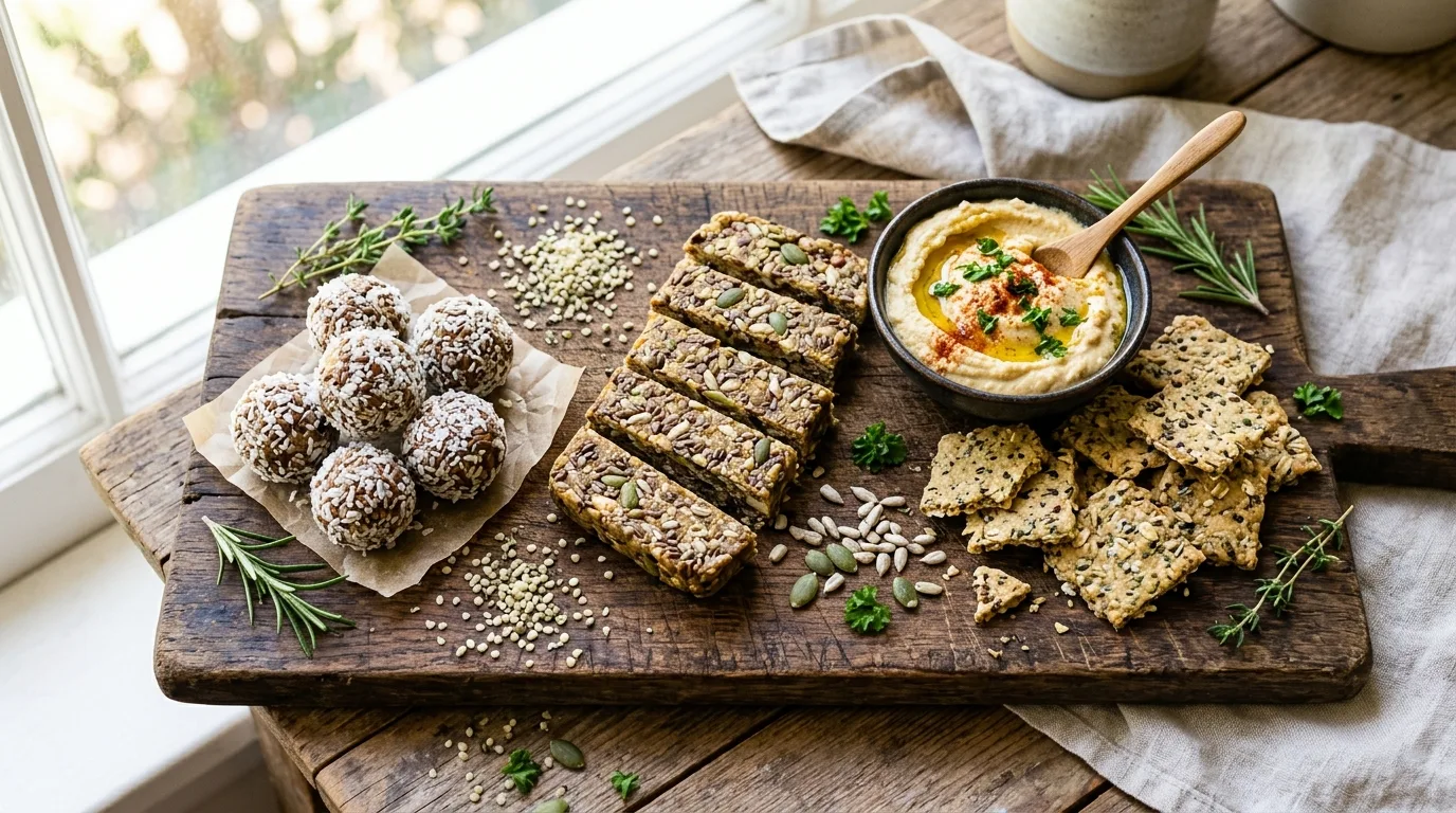 Eiwitrijke snacks met plantaardig eiwit: recepten, trends en koopgids 1 High Protein Snacks with Plant Protein Recipes & Guide