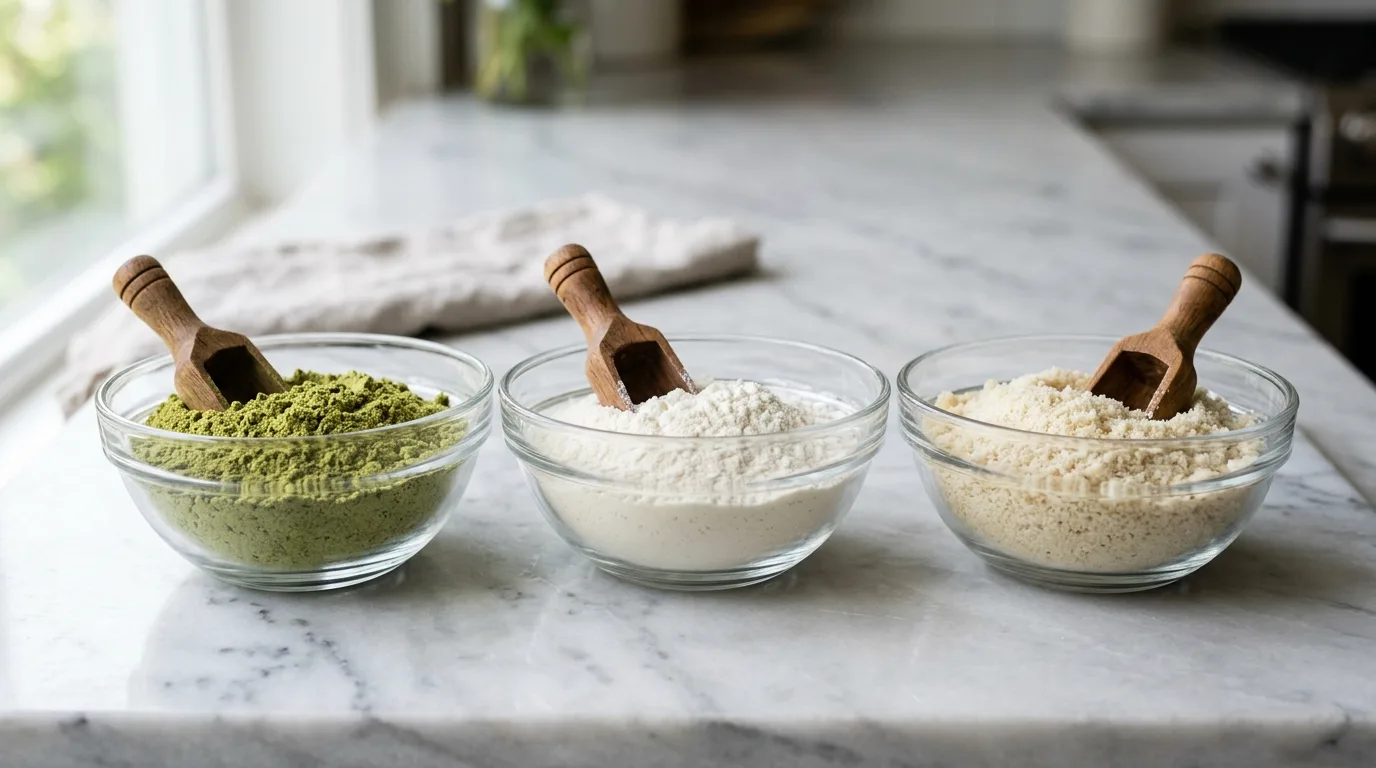 Hennepmeel vs. kokosmeel vs. amandelmeel: een volledige vergelijking 1 Hemp Flour vs Coconut Flour vs Almond Flour A Full Comparison