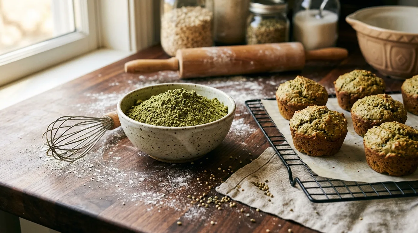 Biologisch hennepmeel bakgids: glutenvrije, eiwitrijke recepten en tips 3 Organic Hemp Flour Baking Guide Gluten-Free, High-Protein Recipes and Tips