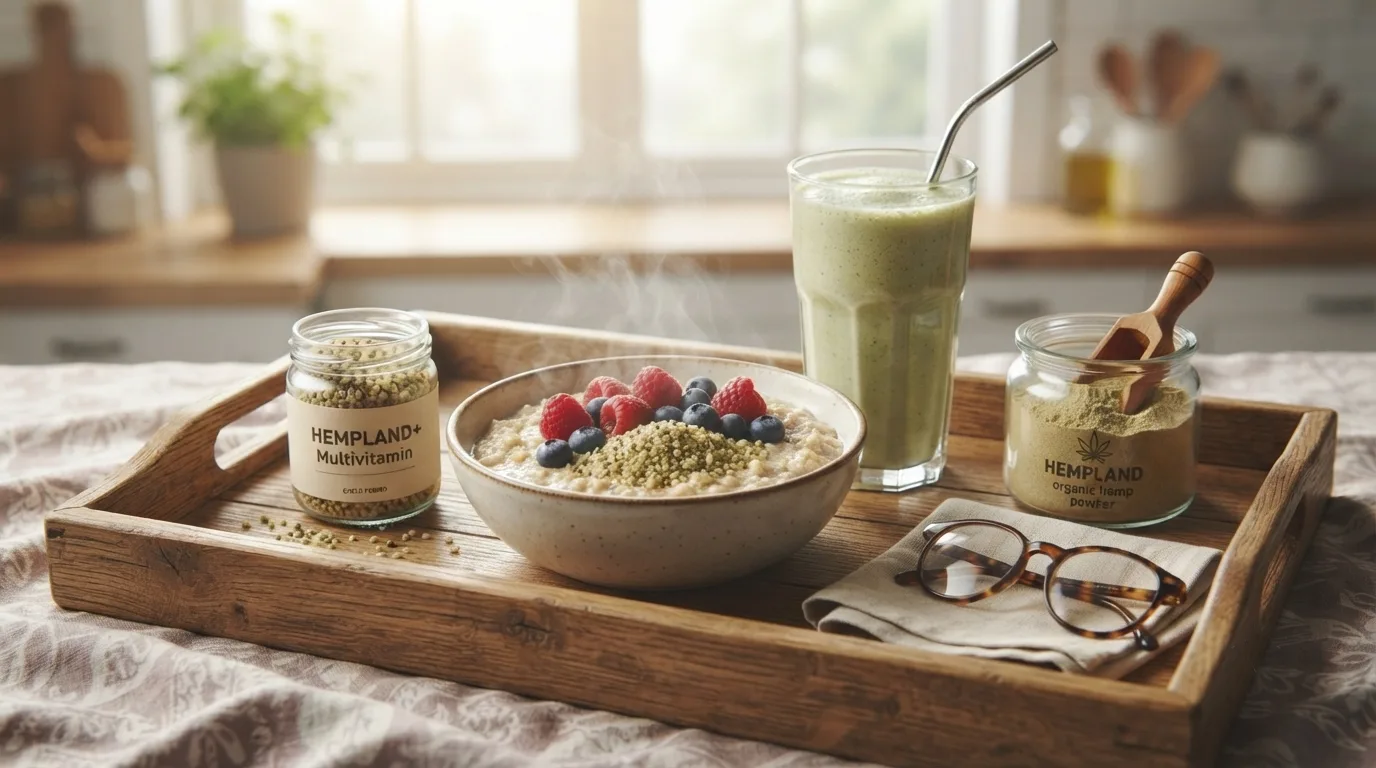 Hennepeiwit voor senioren: zacht, compleet plantaardig eiwit voor gezond ouder worden 6 Hemp Protein for Seniors Gentle, Complete Plant Protein for Healthy Aging