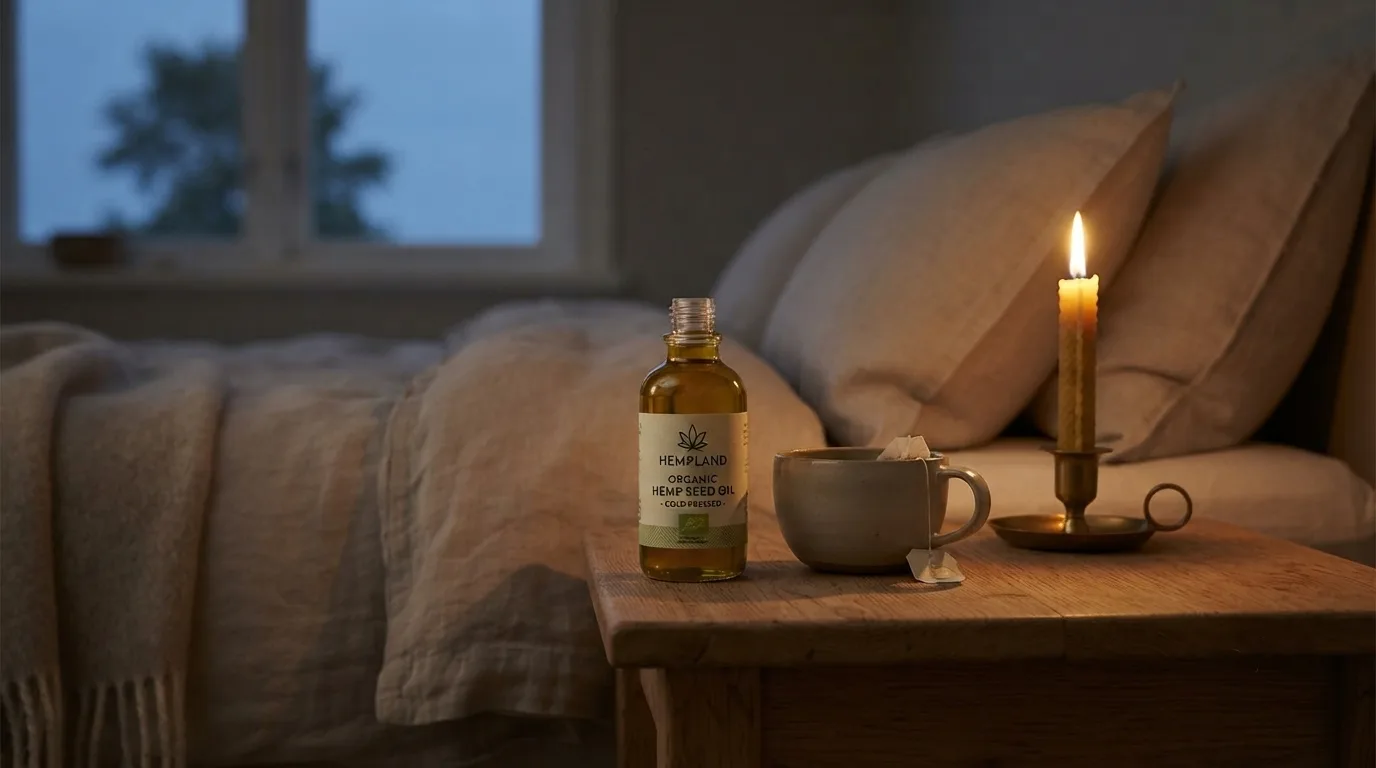 Hemp Seed Oil for Sleep Natural Relaxation Support & Bedtime Routine Guide