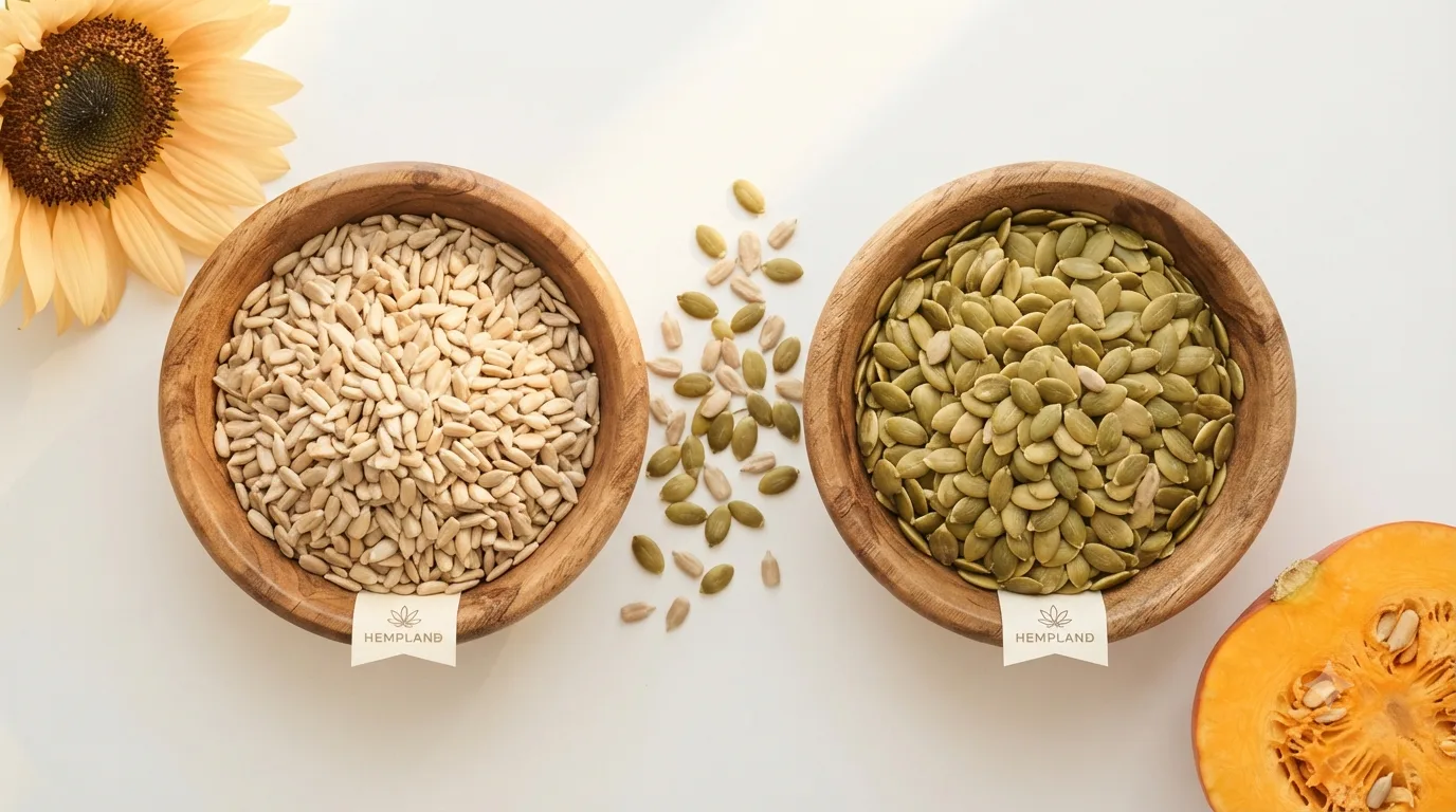 Zonnebloempitten vs. Pompoenpitten: Welke Is Gezonder? 5 Sunflower Kernels vs Pumpkin Seeds Which Is Healthier